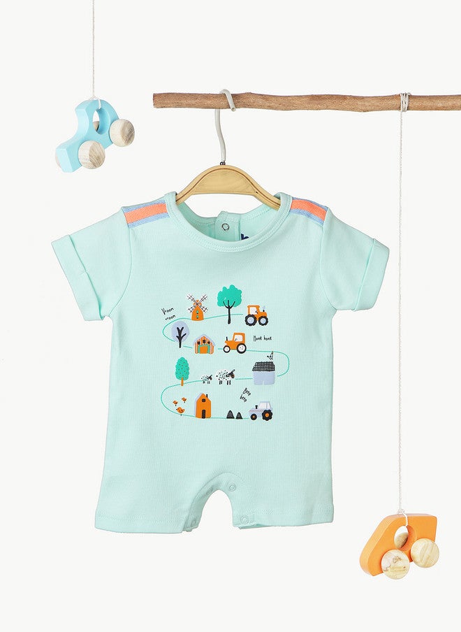 Bontots Infant Boys Organic Cotton Romper - Image 2